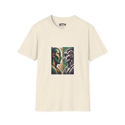 Gallery Duel: AI vs Human Art Deco Art Tee
