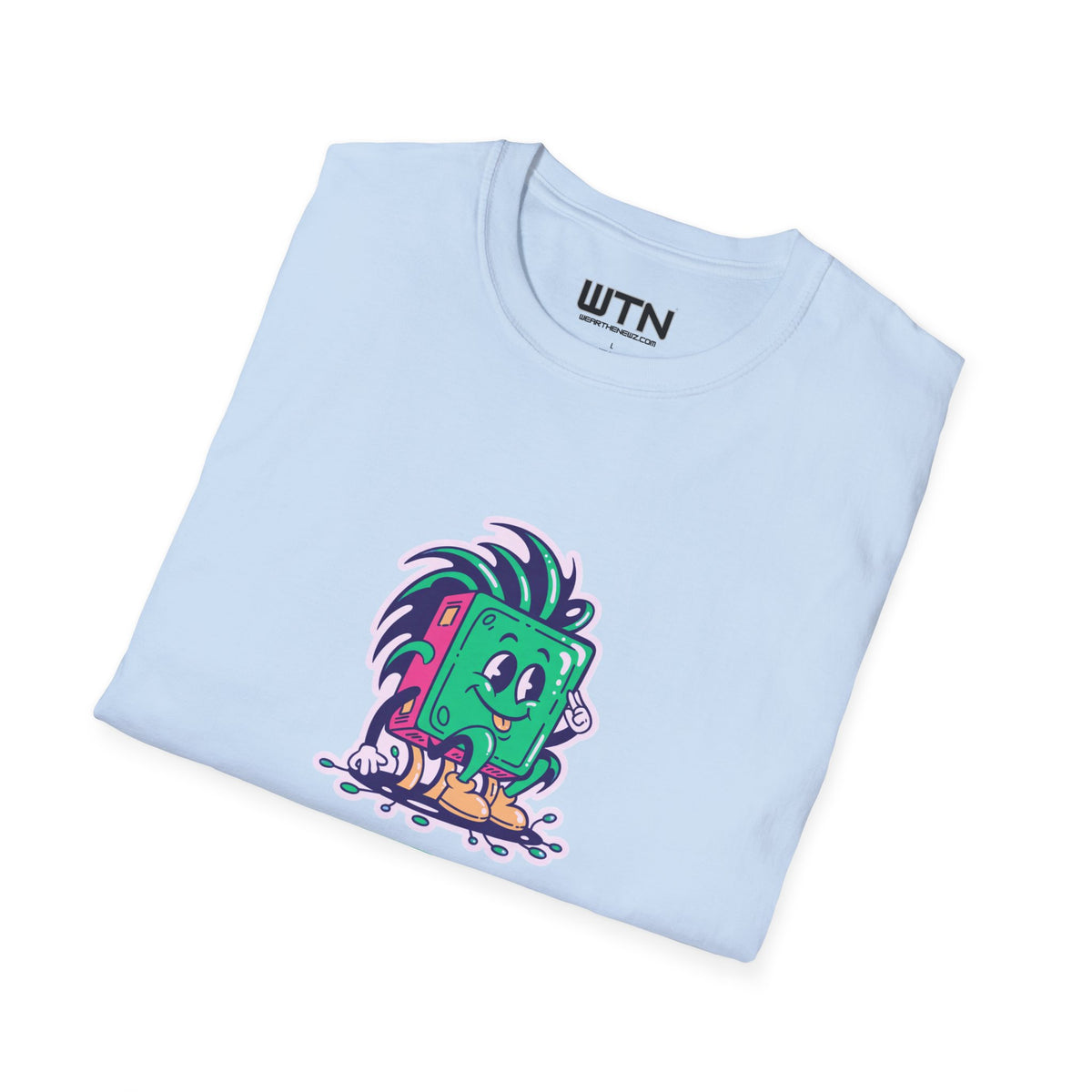 Quantum Mood Chip Mascot Graphic Tee