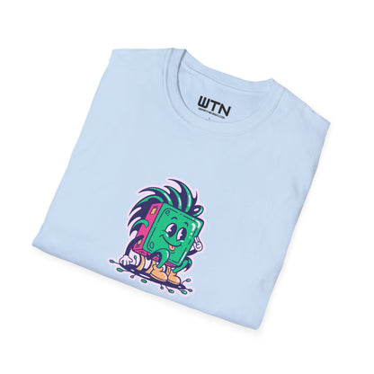 Quantum Mood Chip Mascot Graphic Tee