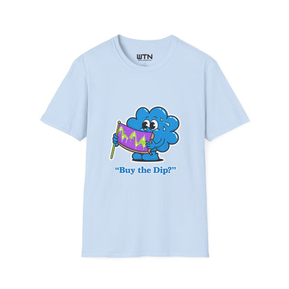 Buy the Dip Cloud - Cute AI Market Mascot Graphic Tee
