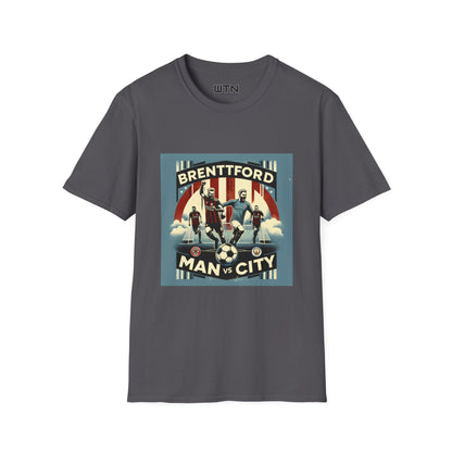 Brentford vs Man City Inspired Mens Graphic Tee | Womens Graphic Tee | Awesome T Shirts