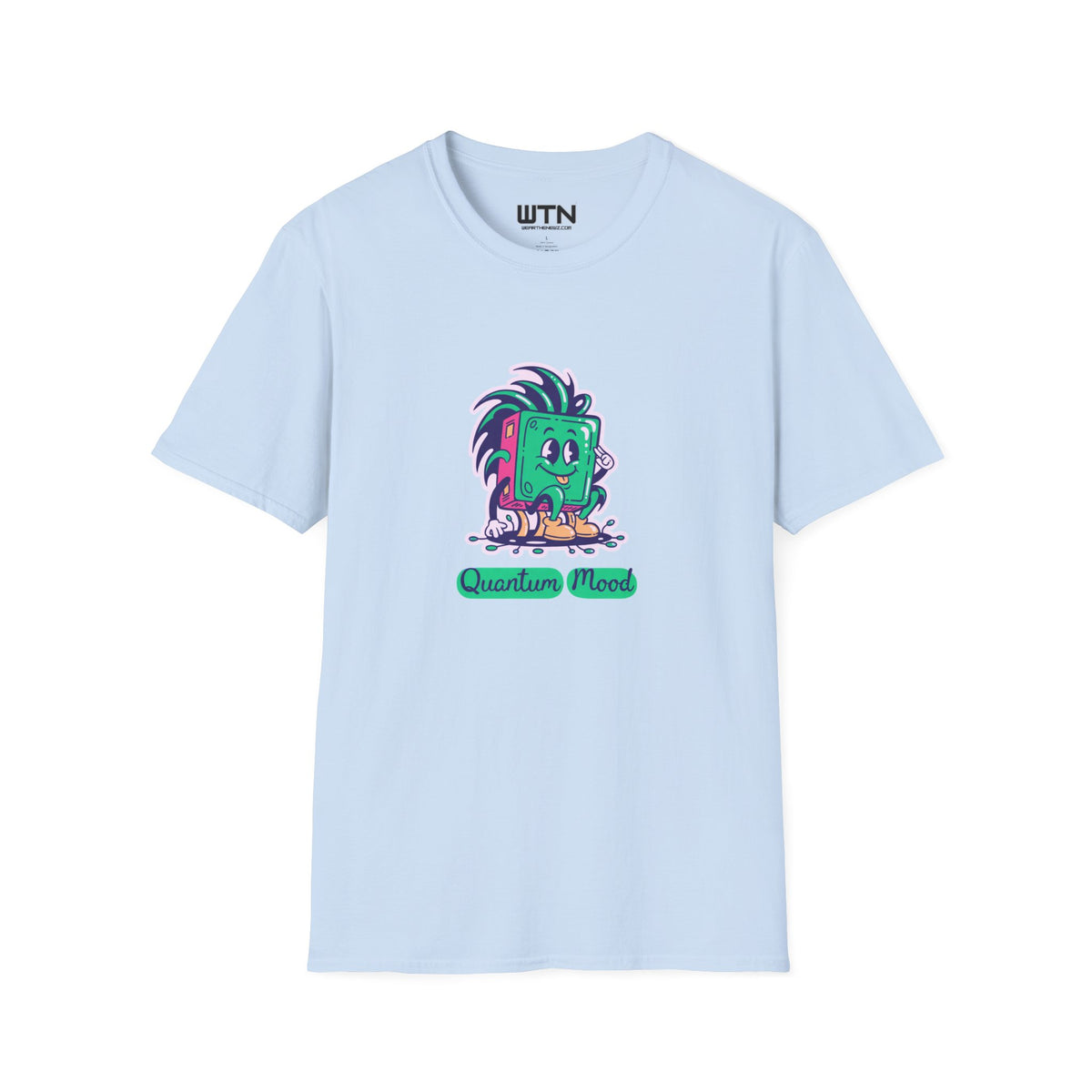 Quantum Mood Chip Mascot Graphic Tee
