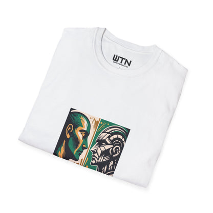 Gallery Duel: AI vs Human Art Deco Art Tee