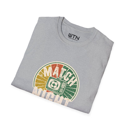 Match Night Weekend Retro Badge Graphic Tee