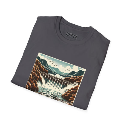 Lake Lure Dam Inspired Mens Graphic Tee | Womens Graphic Tee | Awesome T Shirts