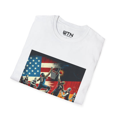 Basketball Rustic Showdown  Inspired Mens Graphic Tee | Womens Graphic Tee | Awesome T Shirts