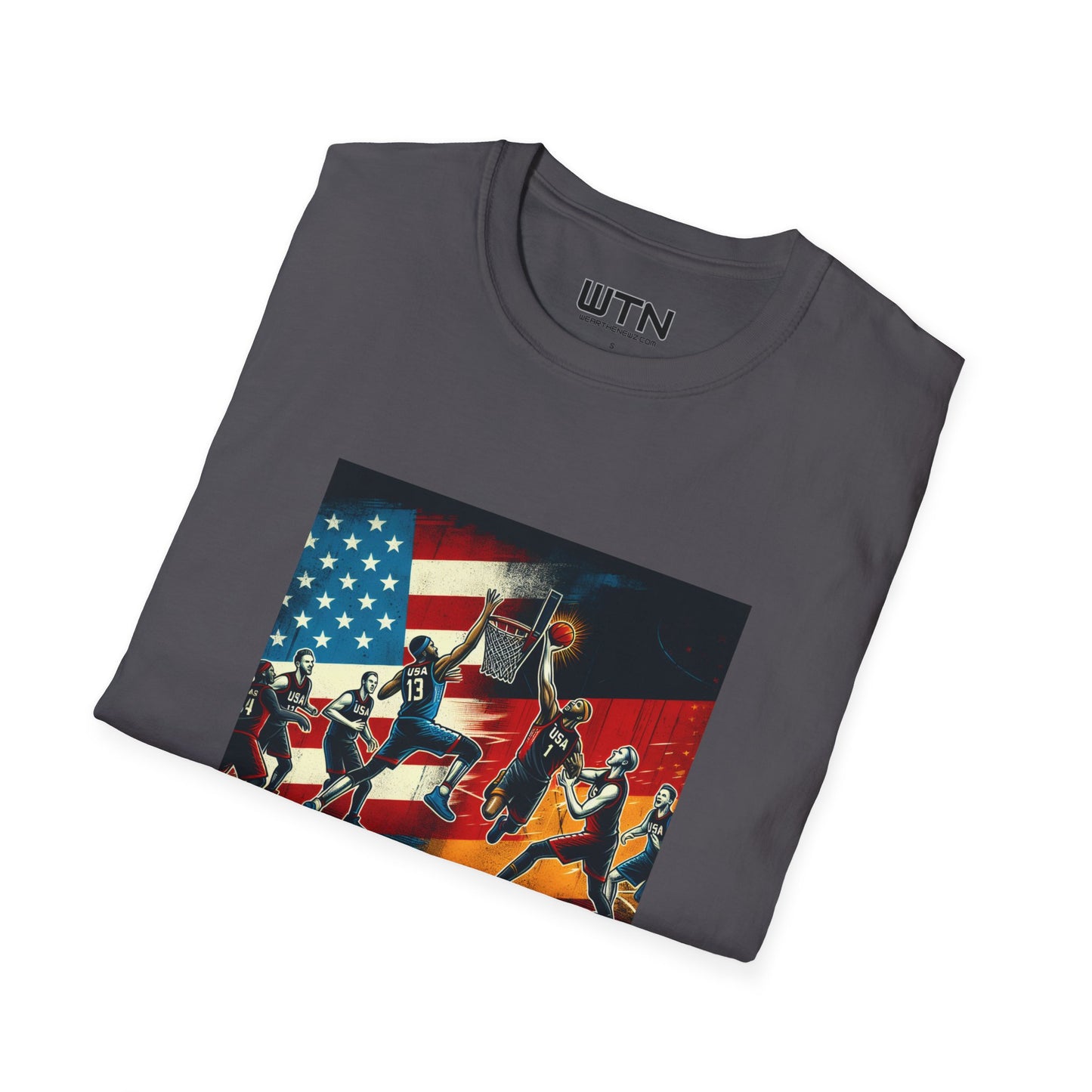 Basketball Rustic Showdown  Inspired Mens Graphic Tee | Womens Graphic Tee | Awesome T Shirts