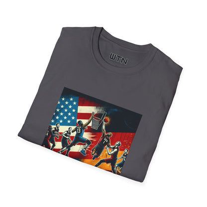 Basketball Rustic Showdown  Inspired Mens Graphic Tee | Womens Graphic Tee | Awesome T Shirts