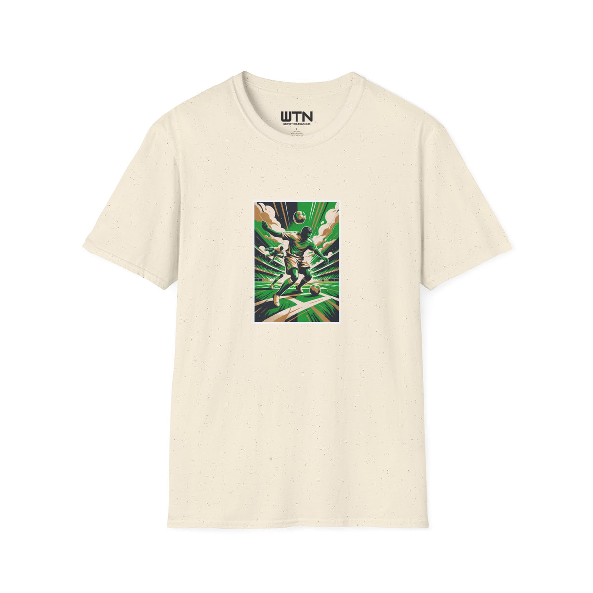 High-Fashion Soccer Poster Art Tee