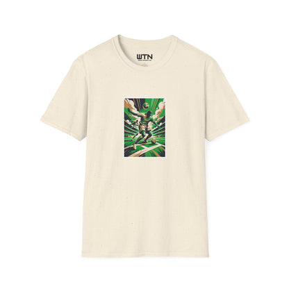High-Fashion Soccer Poster Art Tee