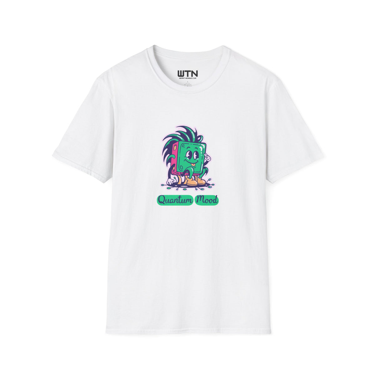 Quantum Mood Chip Mascot Graphic Tee