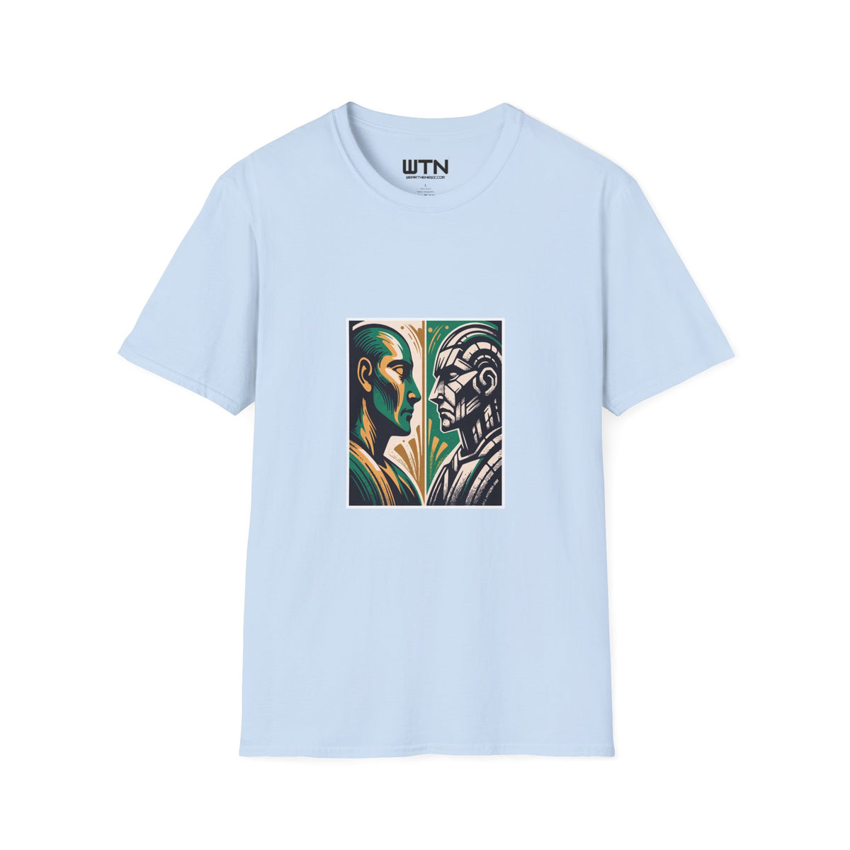Gallery Duel: AI vs Human Art Deco Art Tee