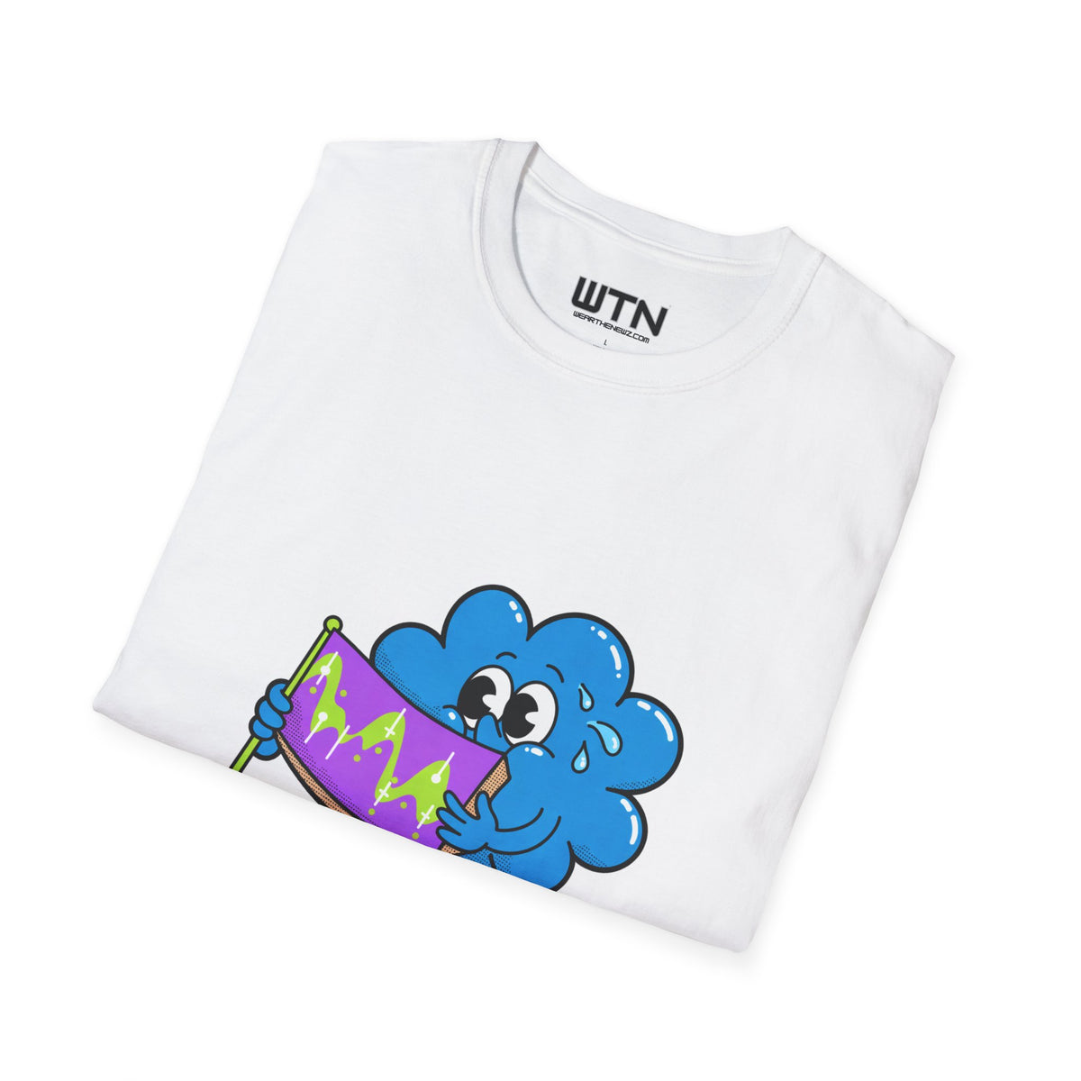 Buy the Dip Cloud - Cute AI Market Mascot Graphic Tee