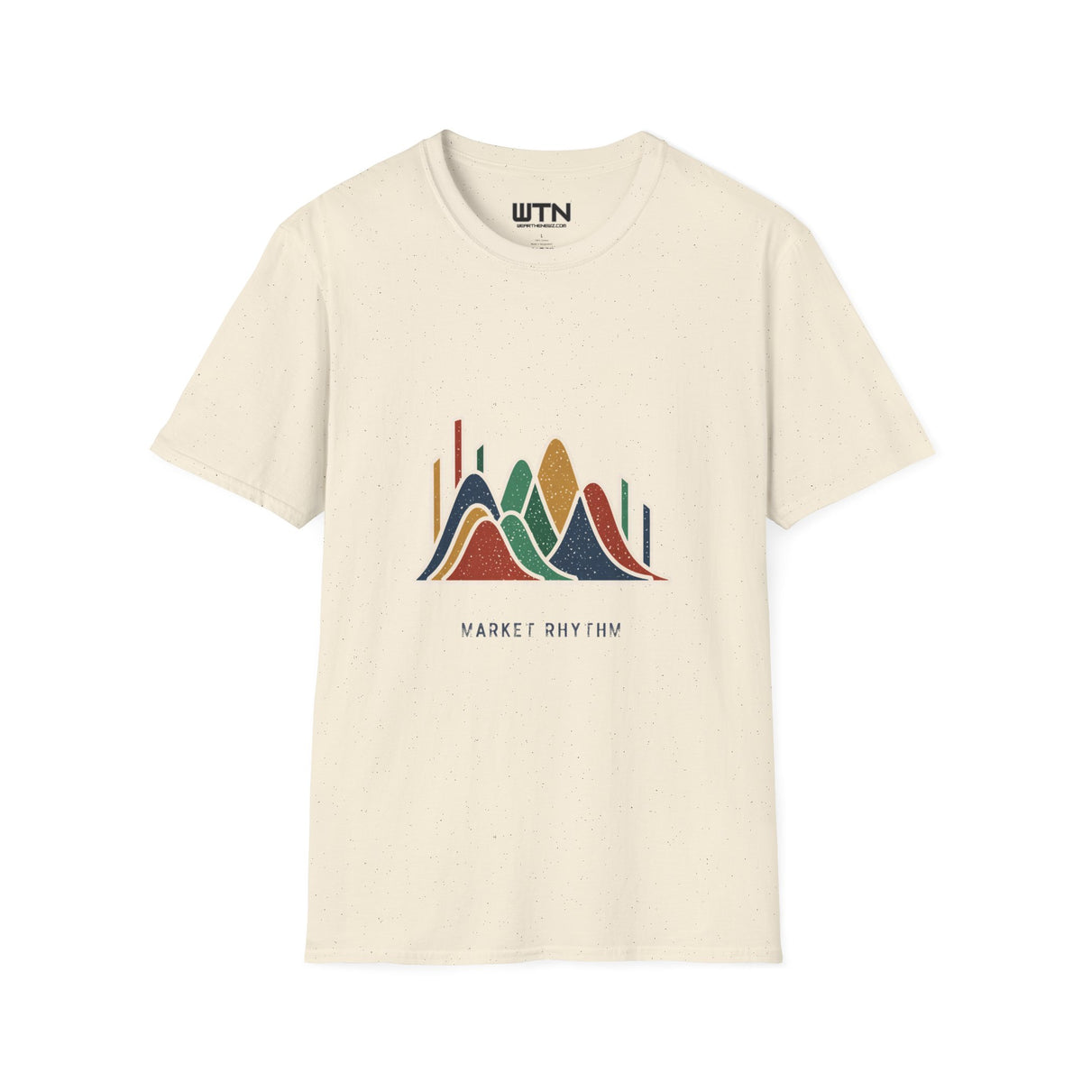 Market Rhythm: Abstract Finance Art Tee
