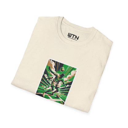 High-Fashion Soccer Poster Art Tee