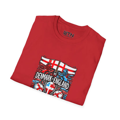 Denmark vs England  Inspired Mens Graphic Tee | Womens Graphic Tee | Awesome T Shirts