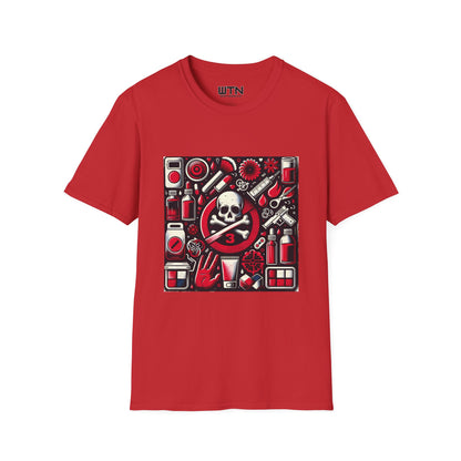 Red Dye 3 Inspired Mens Graphic Tee | Womens Graphic Tee | Awesome T Shirts