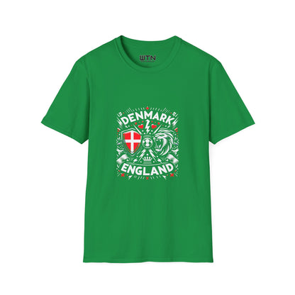 Denmark Vs England  Inspired Mens Graphic Tee | Womens Graphic Tee | Awesome T Shirts