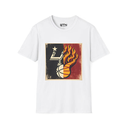 Spurs vs Trail Blazers Inspired Mens Graphic Tee | Womens Graphic Tee | Awesome T Shirts