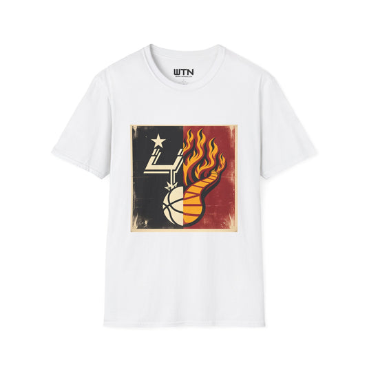 Spurs vs Trail Blazers Inspired Mens Graphic Tee | Womens Graphic Tee | Awesome T Shirts