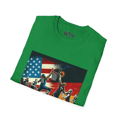 Basketball Rustic Showdown  Inspired Mens Graphic Tee | Womens Graphic Tee | Awesome T Shirts