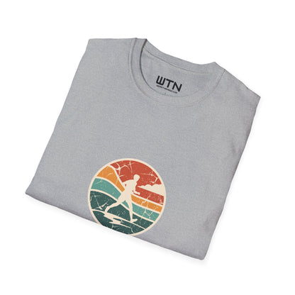 Marathon Day Retro Badge Graphic Tee
