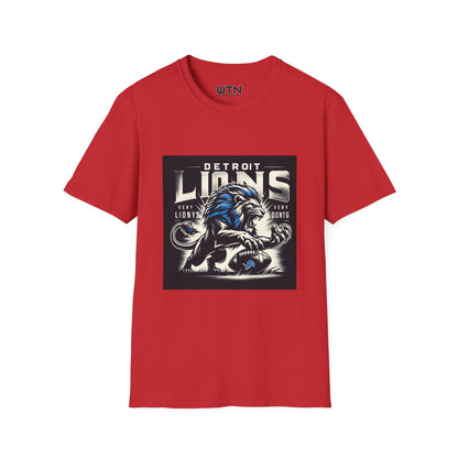 Detroit Lions Inspired Mens Graphic Tee | Womens Graphic Tee | Awesome T Shirts