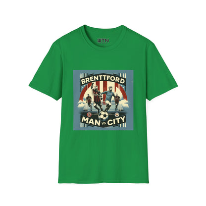 Brentford vs Man City Inspired Mens Graphic Tee | Womens Graphic Tee | Awesome T Shirts