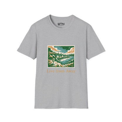 Live From Away: Irish Coastal Broadcast Art Tee