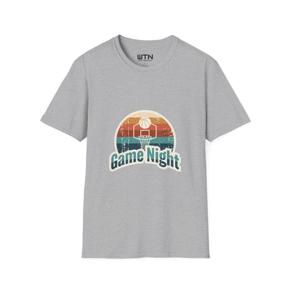 Retro Game Night Badge Graphic Tee
