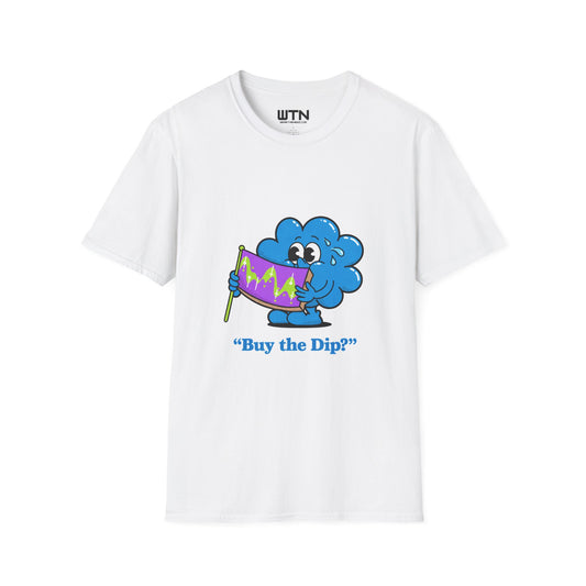 Buy the Dip Cloud - Cute AI Market Mascot Graphic Tee