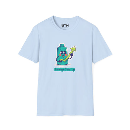 Earnings Clean Up Market Meme Graphic Tee