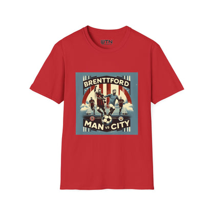 Brentford vs Man City Inspired Mens Graphic Tee | Womens Graphic Tee | Awesome T Shirts