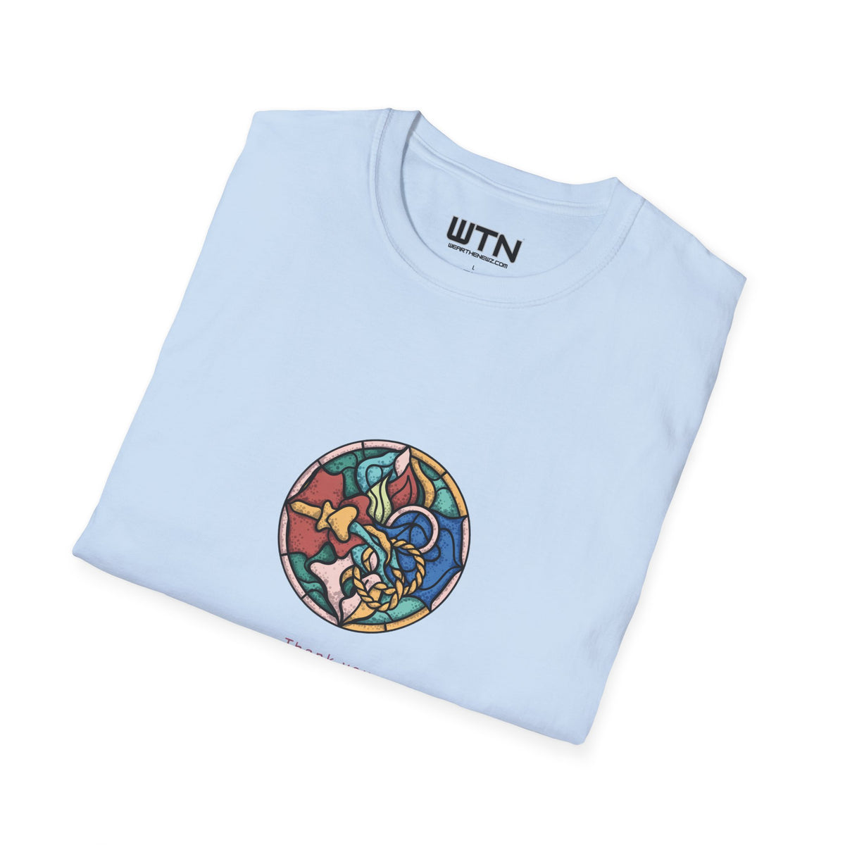 Quiet Badge of Thanks — First Responders Art Tee