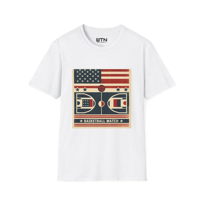 Basketball Vintage Showdown  Inspired Mens Graphic Tee | Womens Graphic Tee | Awesome T Shirts