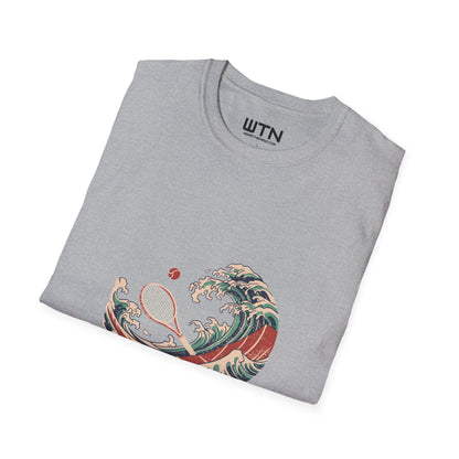 Court Wave Ukiyo-e Tennis Art Tee