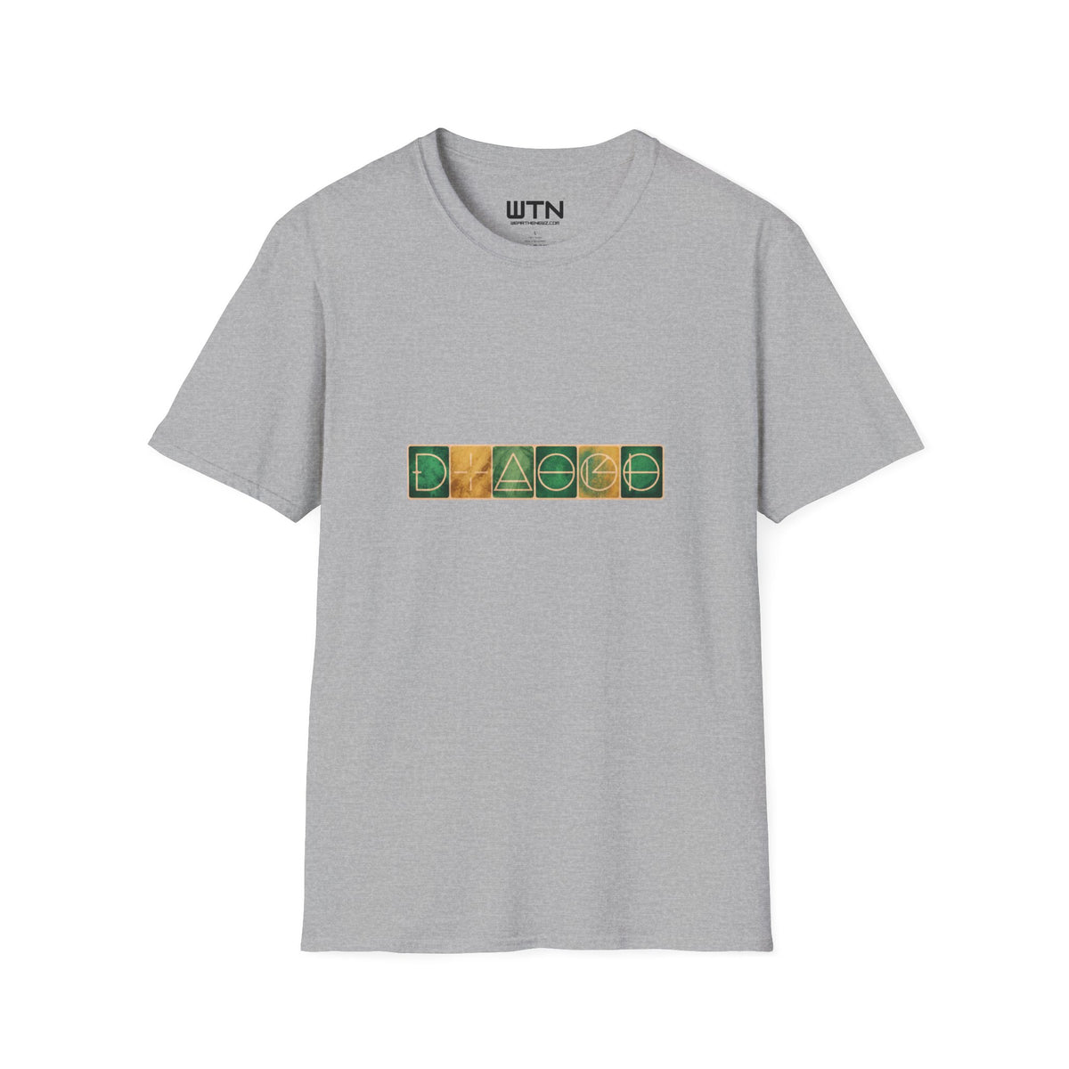 Minimal Crossword Grid Daily Puzzle Art Tee