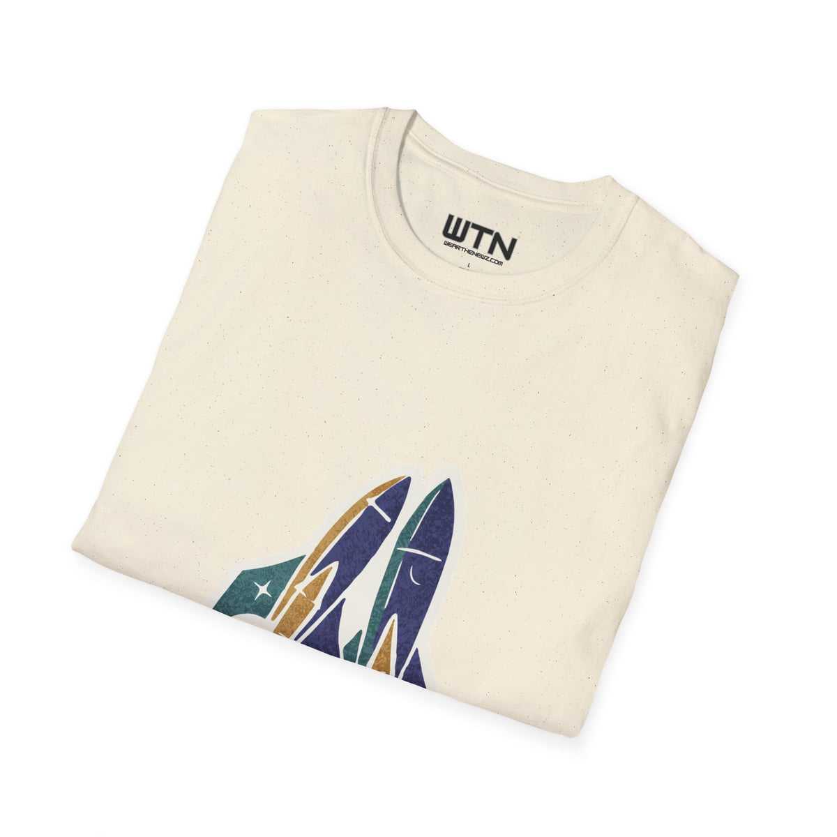 Lift-Off Rhythm — Reusable Rocket Art Tee