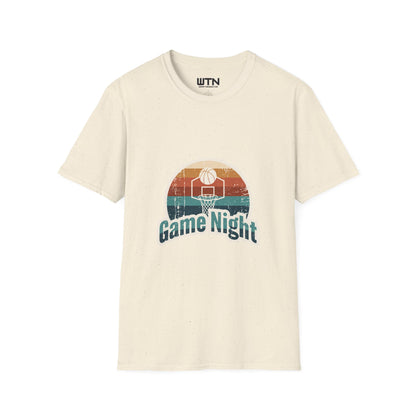 Retro Game Night Badge Graphic Tee