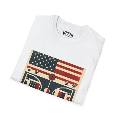 Basketball Vintage Showdown  Inspired Mens Graphic Tee | Womens Graphic Tee | Awesome T Shirts