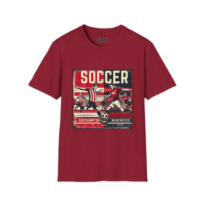 Southampton vs Man U (Upscaled)  Inspired Mens Graphic Tee | Womens Graphic Tee | Awesome T Shirts