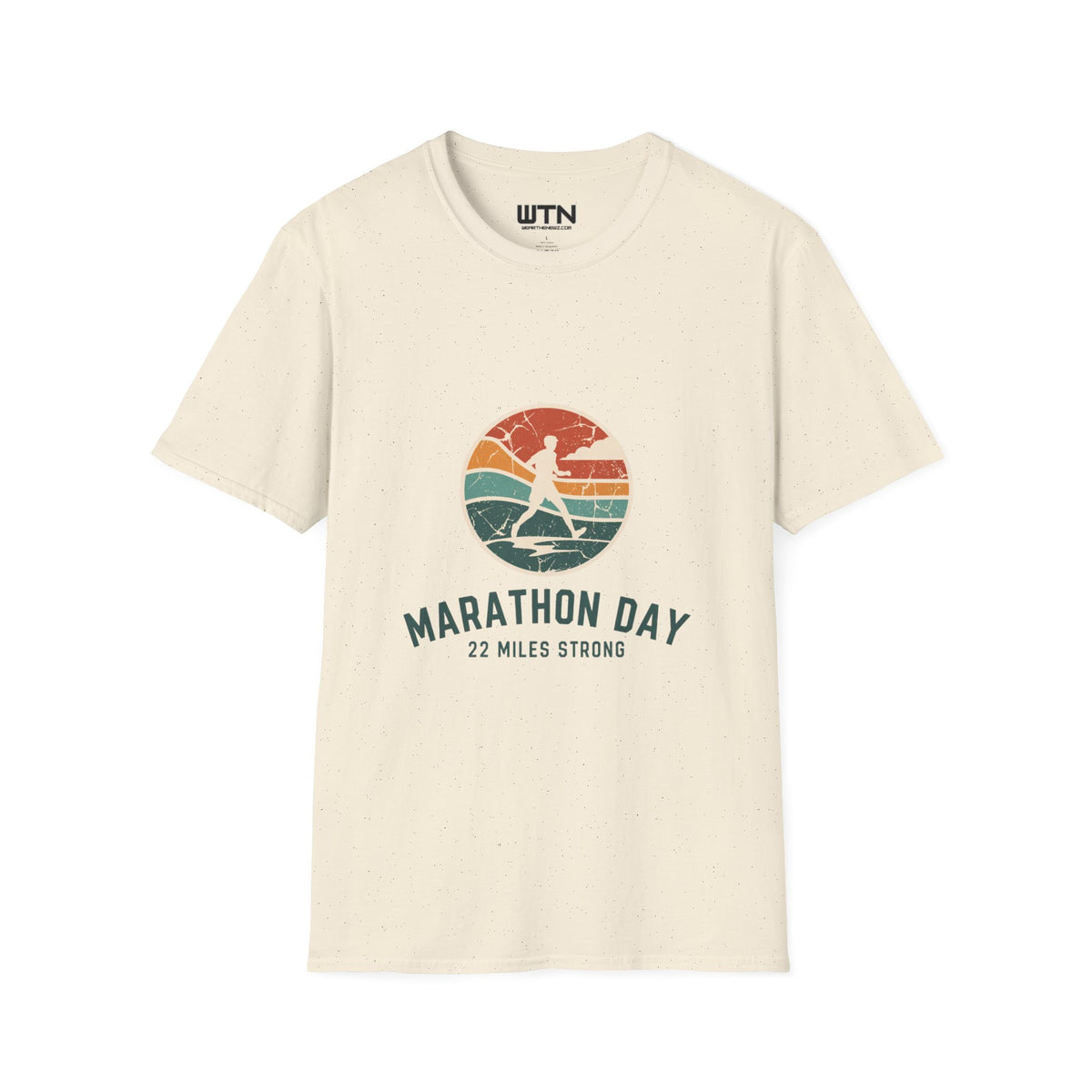 Marathon Day Retro Badge Graphic Tee