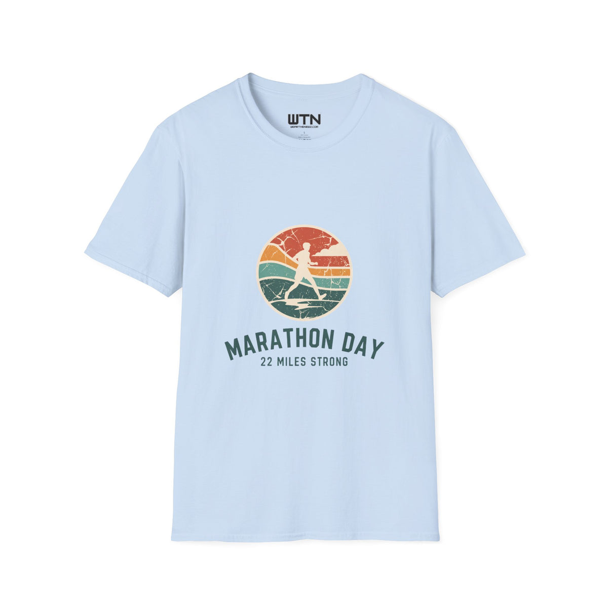 Marathon Day Retro Badge Graphic Tee