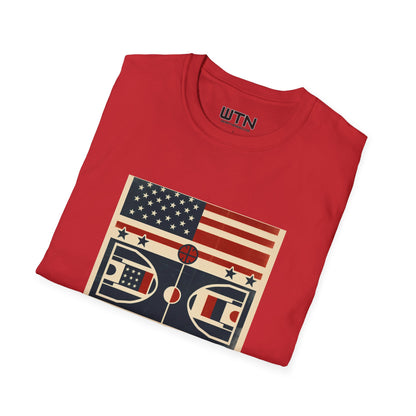 Basketball Vintage Showdown  Inspired Mens Graphic Tee | Womens Graphic Tee | Awesome T Shirts