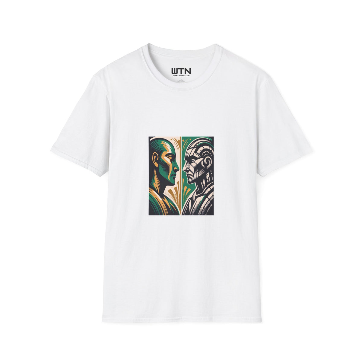 Gallery Duel: AI vs Human Art Deco Art Tee
