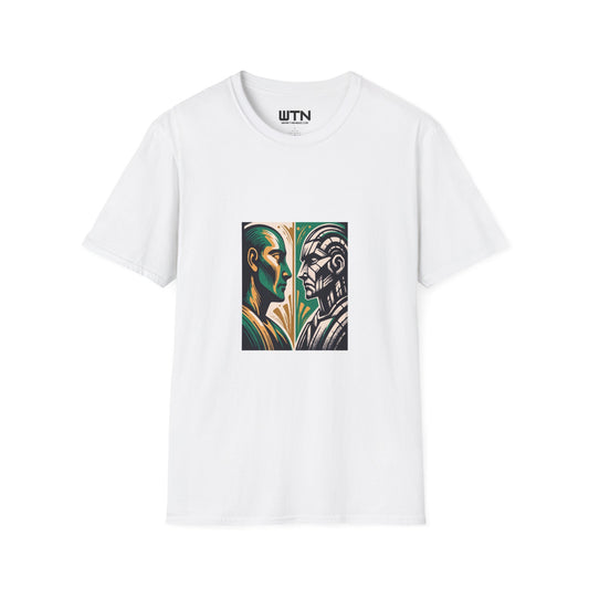 Gallery Duel: AI vs Human Art Deco Art Tee
