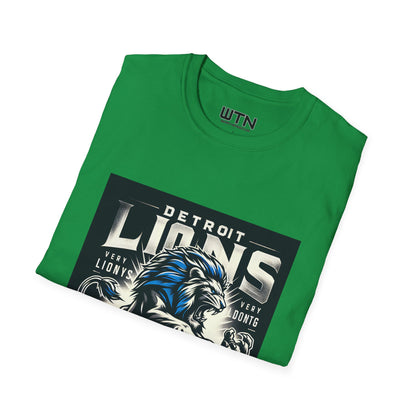 Detroit Lions Inspired Mens Graphic Tee | Womens Graphic Tee | Awesome T Shirts