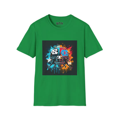 UNC football Inspired Mens Graphic Tee | Womens Graphic Tee | Awesome T Shirts