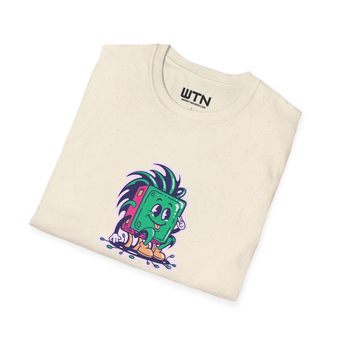 Quantum Mood Chip Mascot Graphic Tee