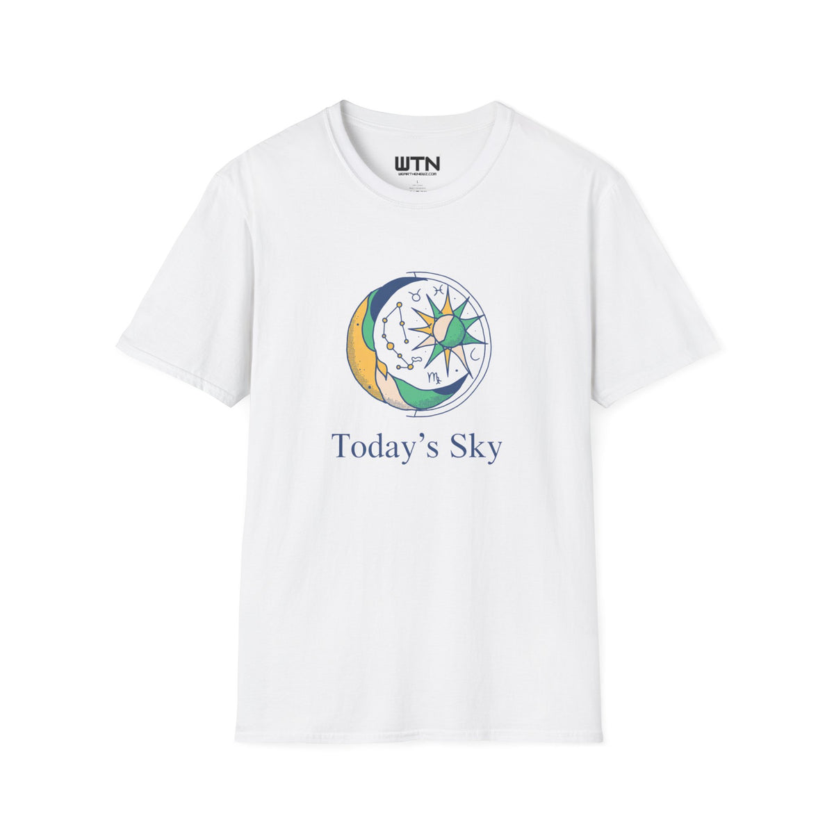 Today's Sky Celestial Geometry Art Tee